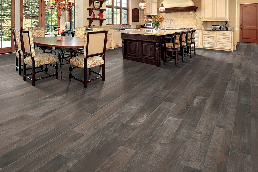 Hardwood Ceramic Tile Flooring